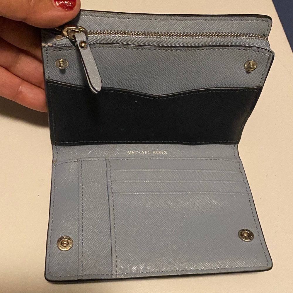 Michael Kors Midnight Blue Wallet - Picture 2 of 3